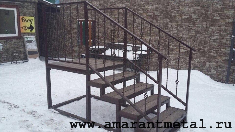 Приставная лестница из металла Приставная лестница из металла